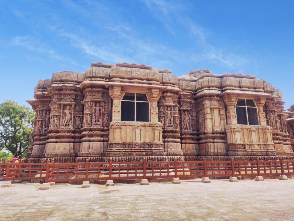 Modhera sun temple side view