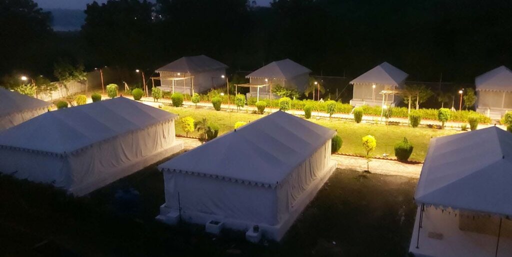 premium tents at rewa resort
