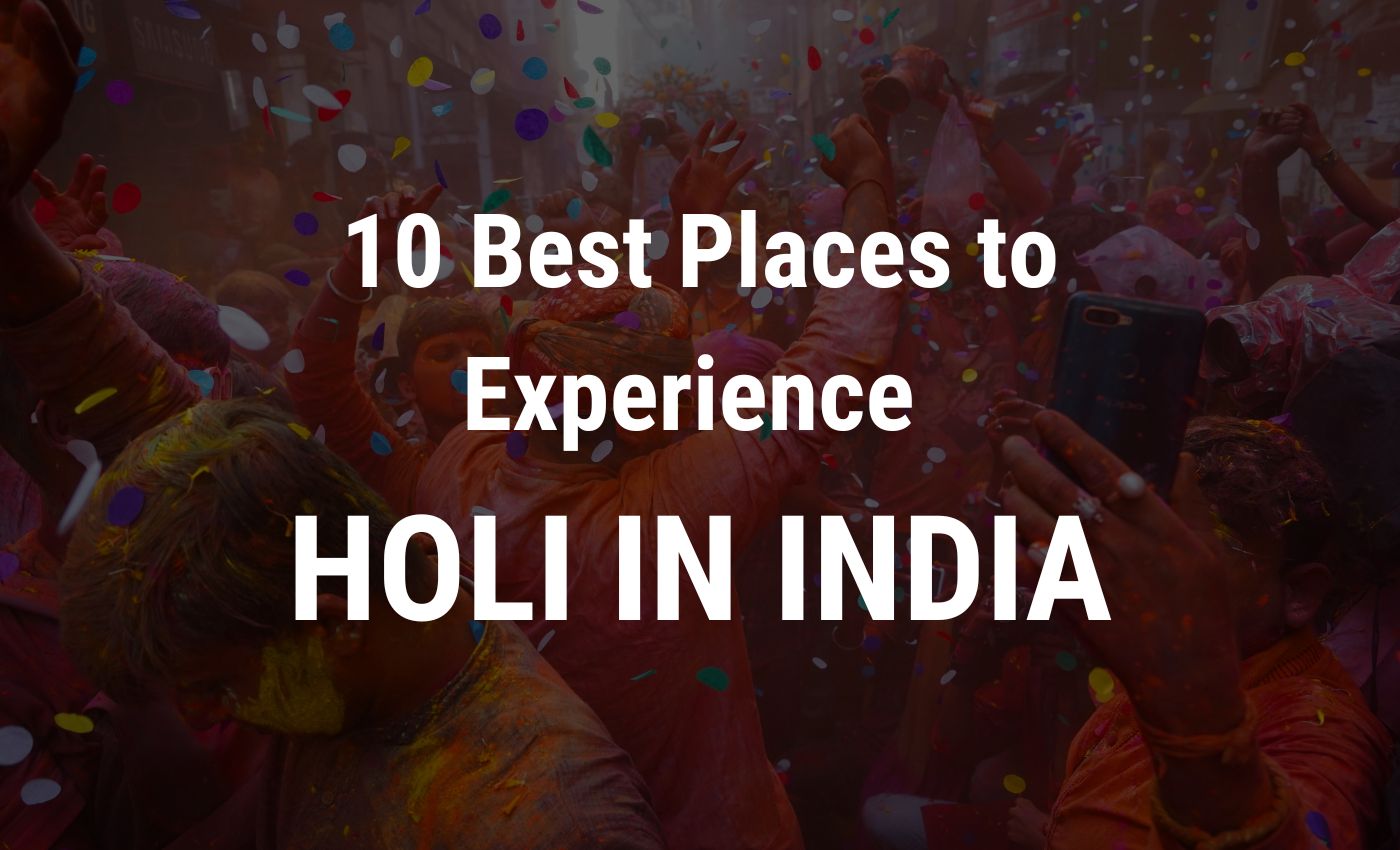 Best places to celebrate holi in india