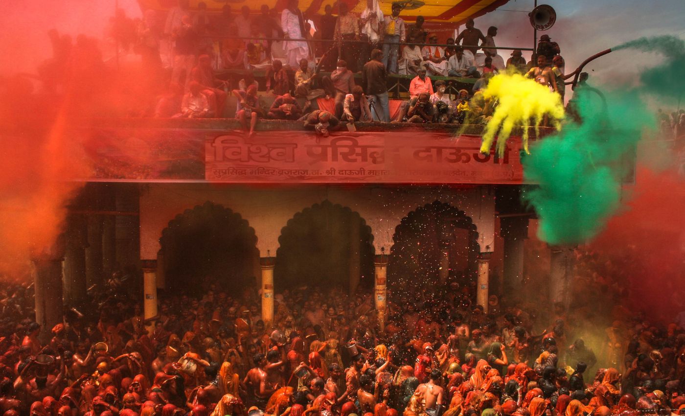 Holi In Mathura