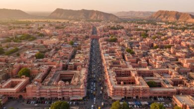 Jaipur from top view
