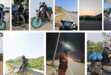 1100 km bike trip banner