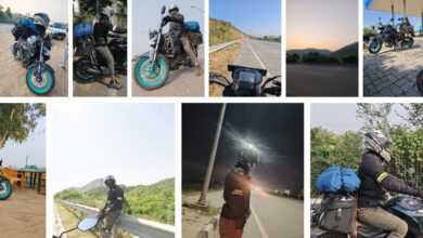 1100 km bike trip banner