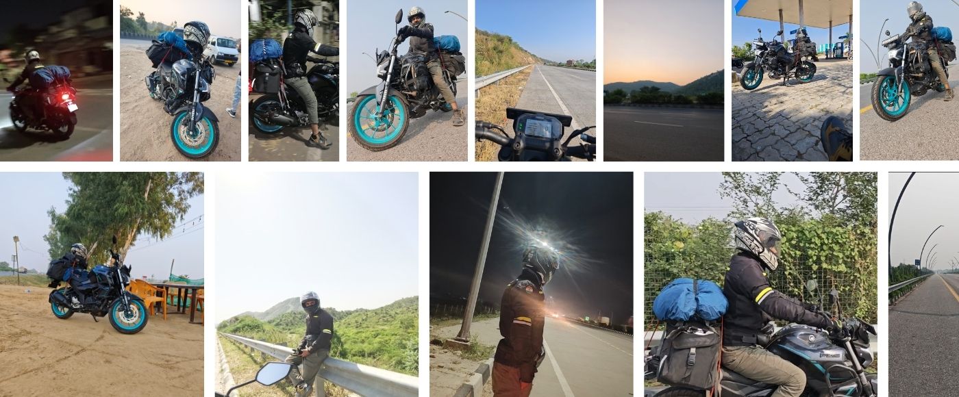 1100 km bike trip banner