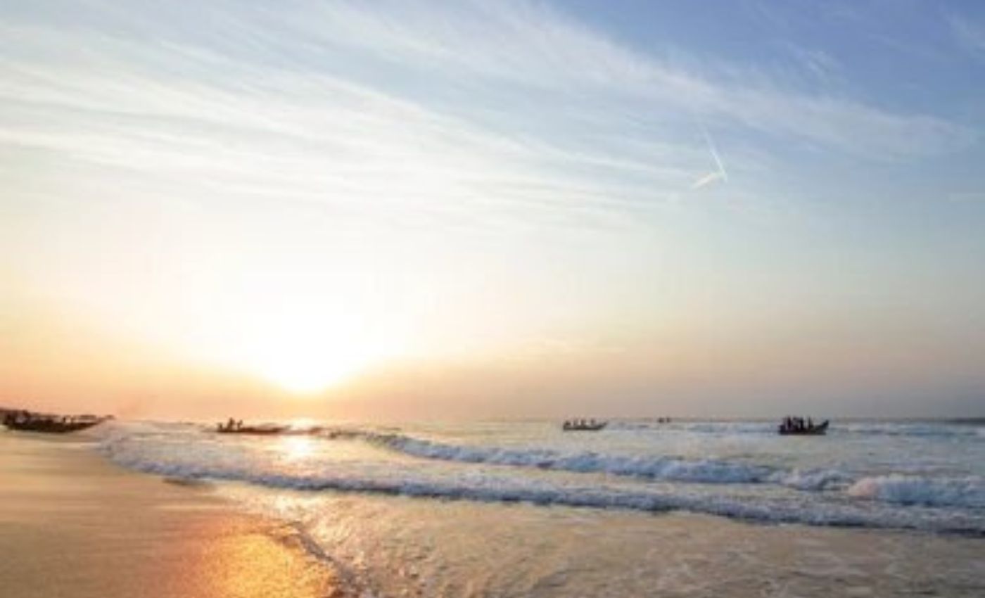 Sunrise at chandrabhaga beach