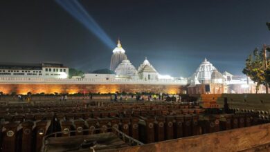 Jagannathpuri Temple Night View