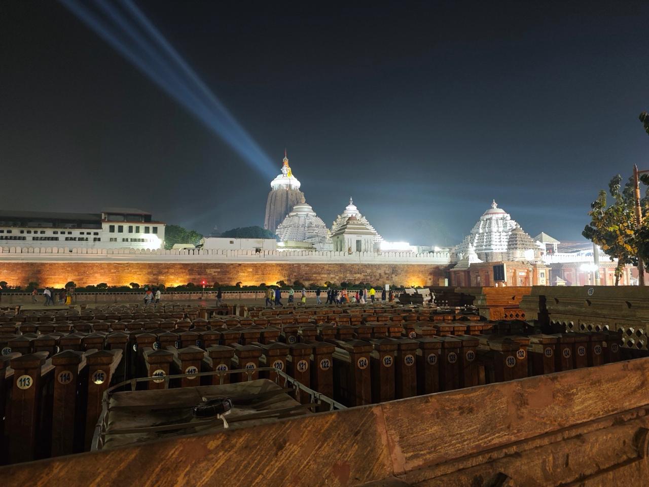 Jagannathpuri Temple Night View
